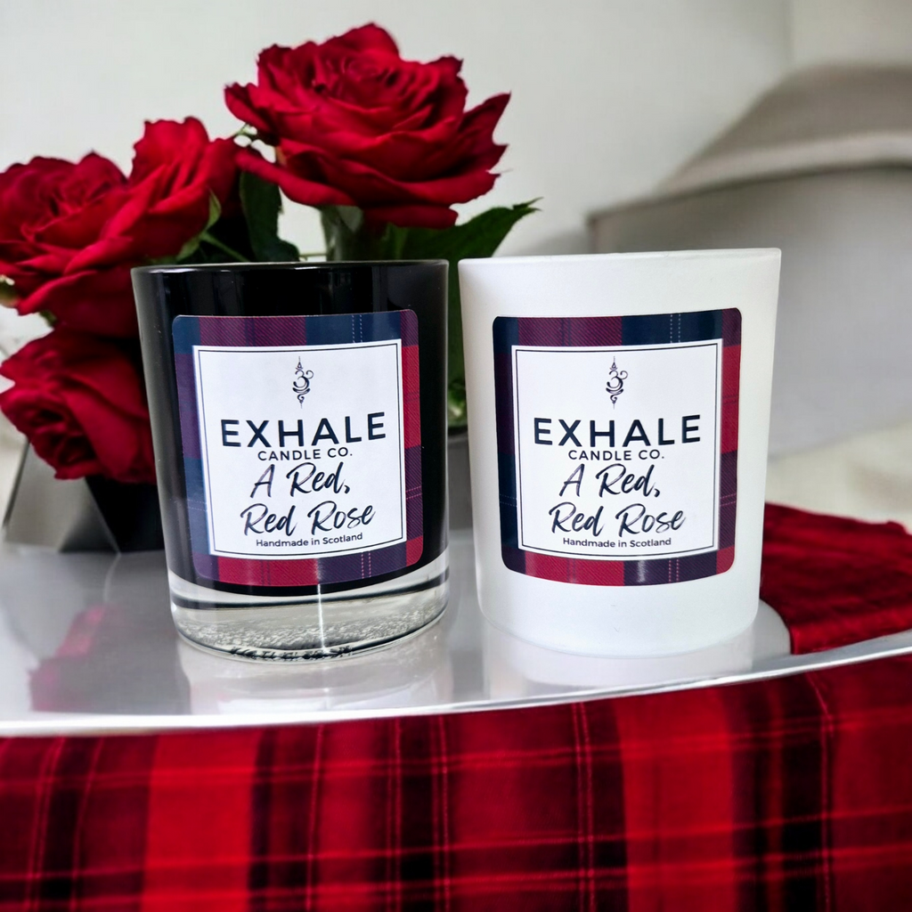 A Red, Red Rose Candle image 3