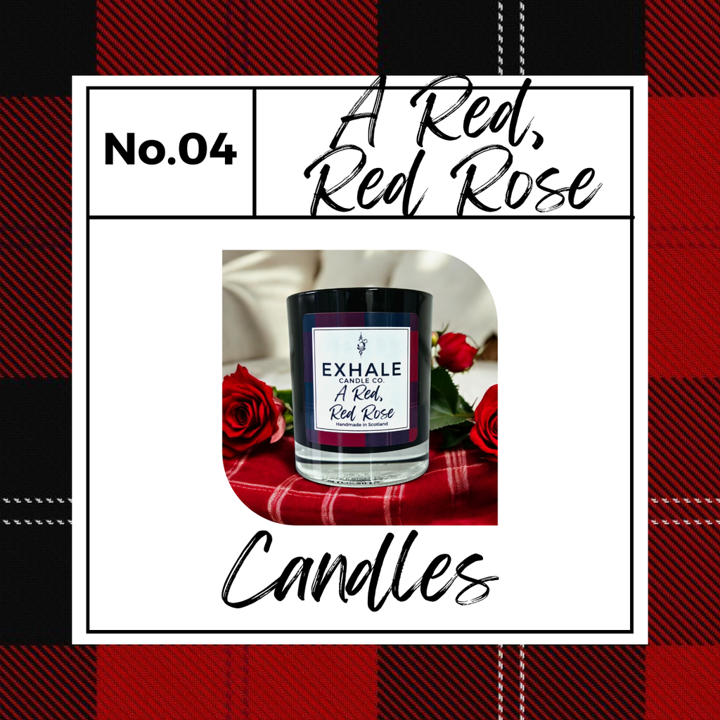 A Red, Red Rose Candle