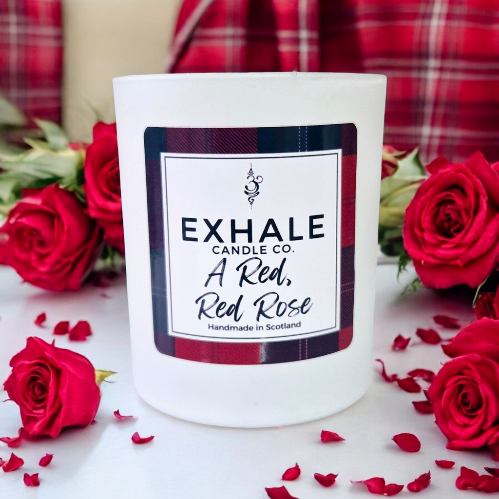 A Red, Red Rose Candle image 2