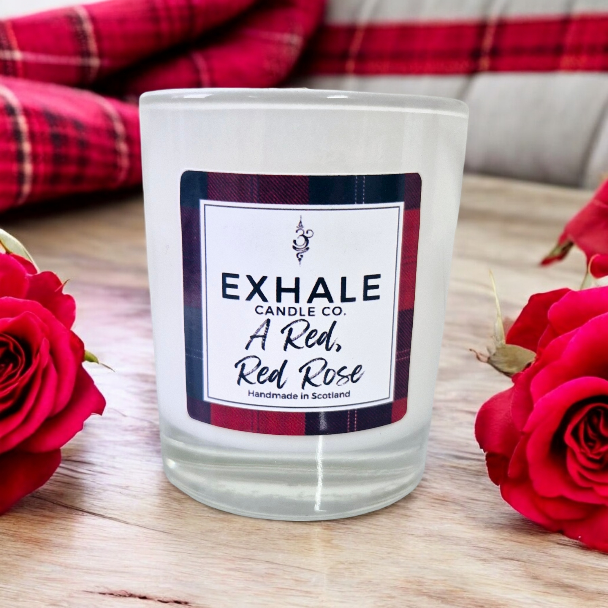 A Red, Red Rose Candle image 5