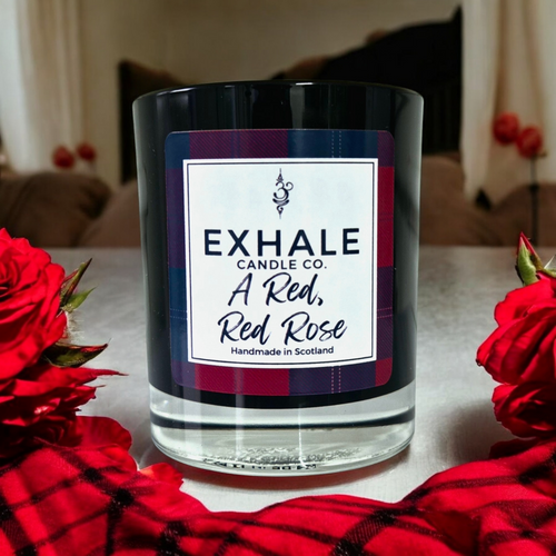 A Red, Red Rose Candle image 1